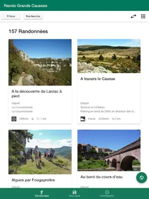 Rando Grands Causses android App screenshot 3