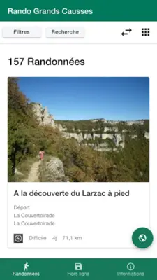 Rando Grands Causses android App screenshot 7